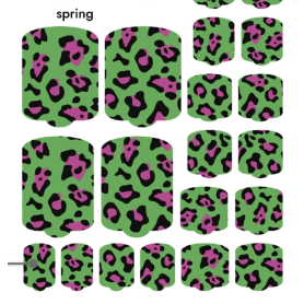 Nagelfolie Spring - PEDIKÜRE Nail Wraps by Provocative Nails 2