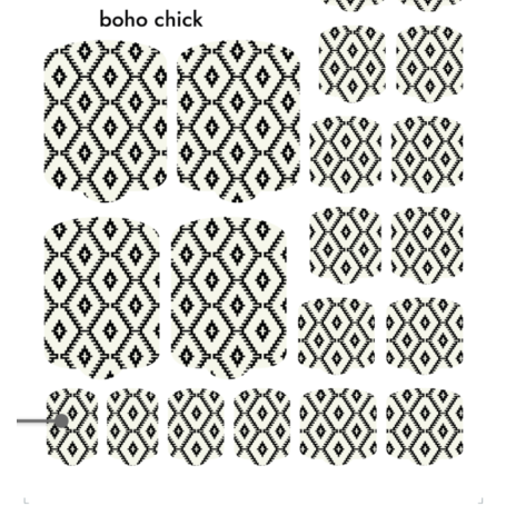Nagelfolie Boho chick - PEDIKÜRE Nail Wraps by Provocative Nails