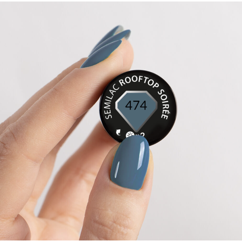 474 Rooftop Soirée - UV Nagellack  7ml Semilac-Online-Shop-Double Beauty Shop