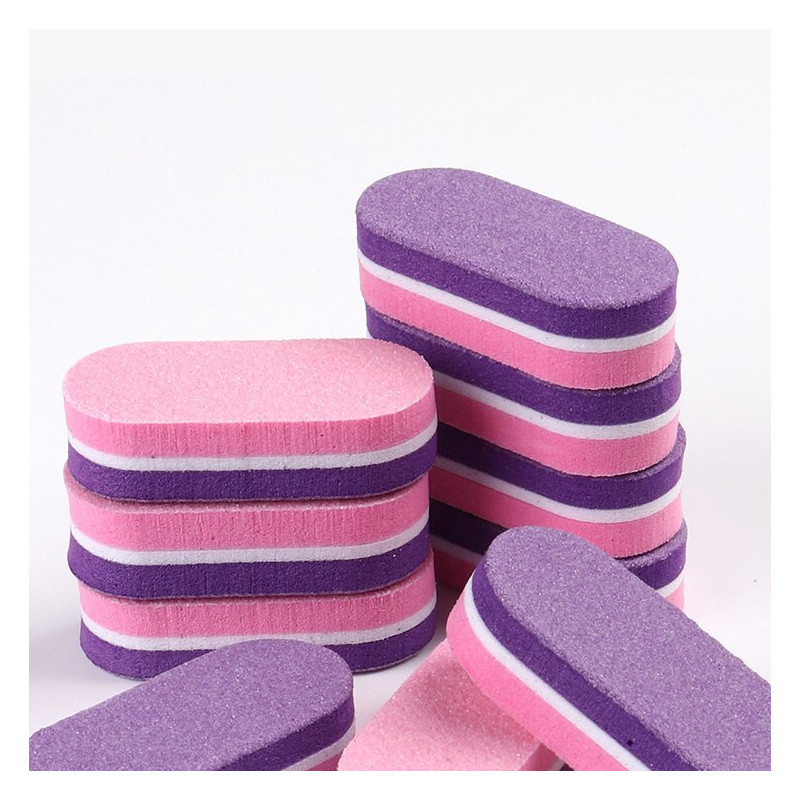 Mini Buffer Oval - 40 Stück-Feilen und Buffer-Double Beauty Shop