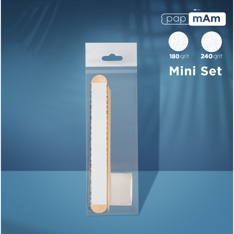 3-Teiliges Maniküre-Pediküre Mini Set STALEKS-Feilen und Buffer-Double Beauty Shop