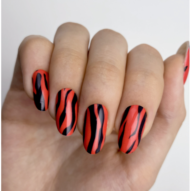 Nagelfolie Africa - Nail Wraps by Provocative Nails-NAIL WRAPS SELBSTKLEBEND-Double Beauty Shop