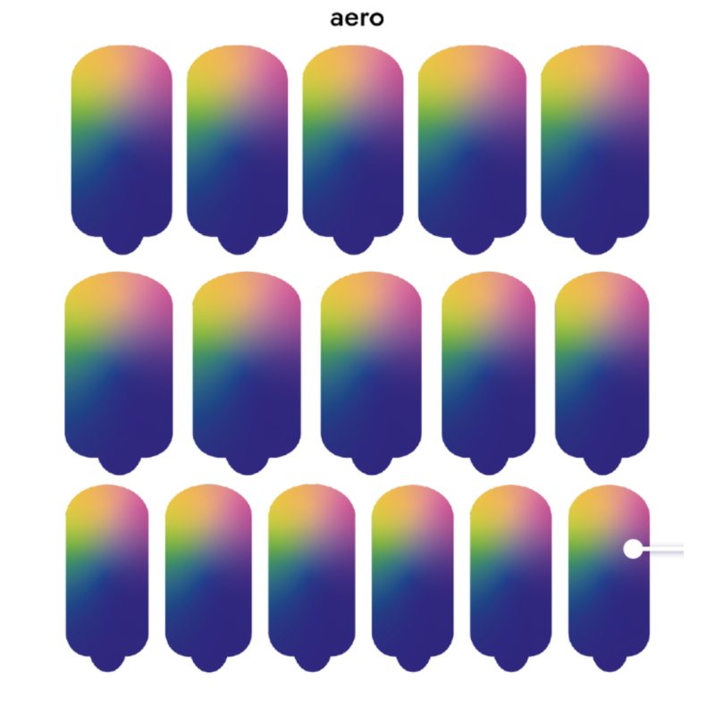 Nagelfolie Aero - Nail Wraps by Provocative Nails-NAIL WRAPS SELBSTKLEBEND-Double Beauty Shop