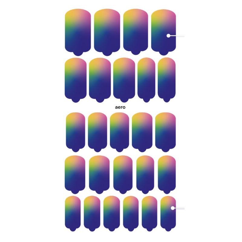 Nagelfolie Aero - Nail Wraps by Provocative Nails-NAIL WRAPS SELBSTKLEBEND-Double Beauty Shop