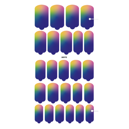 Nagelfolie Aero - Nail Wraps by Provocative Nails