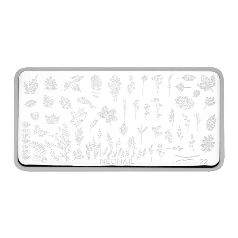 Stamping Schablone 22 Neonail-ALLE SCHABLONEN-Double Beauty Shop
