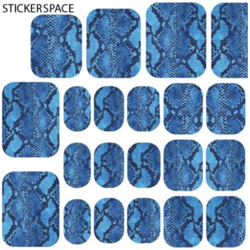 Majesty - PEDIKÜRE Nail Wraps StickerSpace-NAIL WRAPS SELBSTKLEBEND-Double Beauty Shop