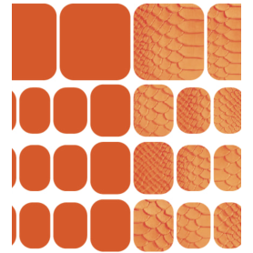 TANGELO - PEDIKÜRE Nail Wraps StickerSpace