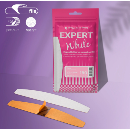 50 x Ersatzfeile WHITE (DFE-42) für Untersatz MBE-40 STALEKS EXPERT