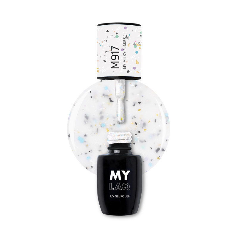 MY MILKY FLAKES - UV Nagellack 5 ml MYLAQ-UV NAGELLACKE-Double Beauty Shop