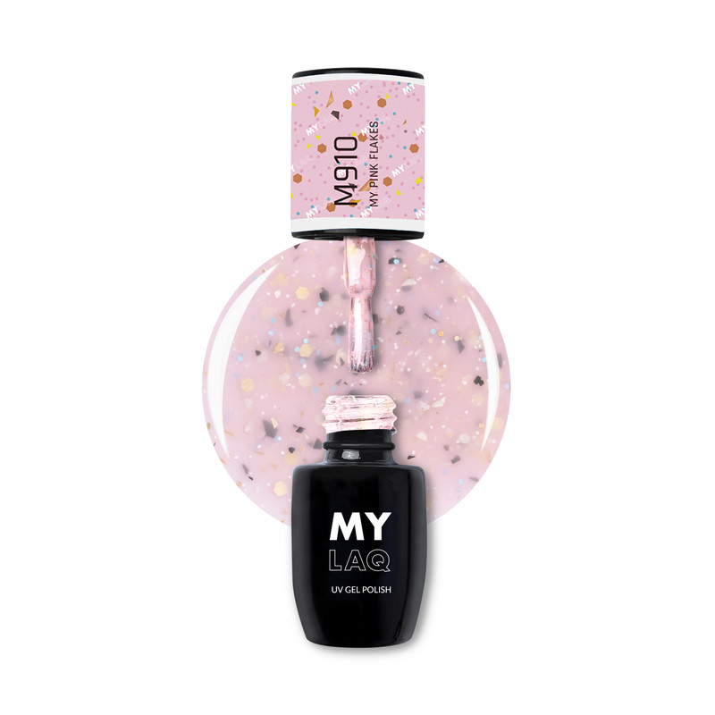 MY PINK FLAKES - UV Nagellack 5 ml MYLAQ-UV NAGELLACKE-Double Beauty Shop