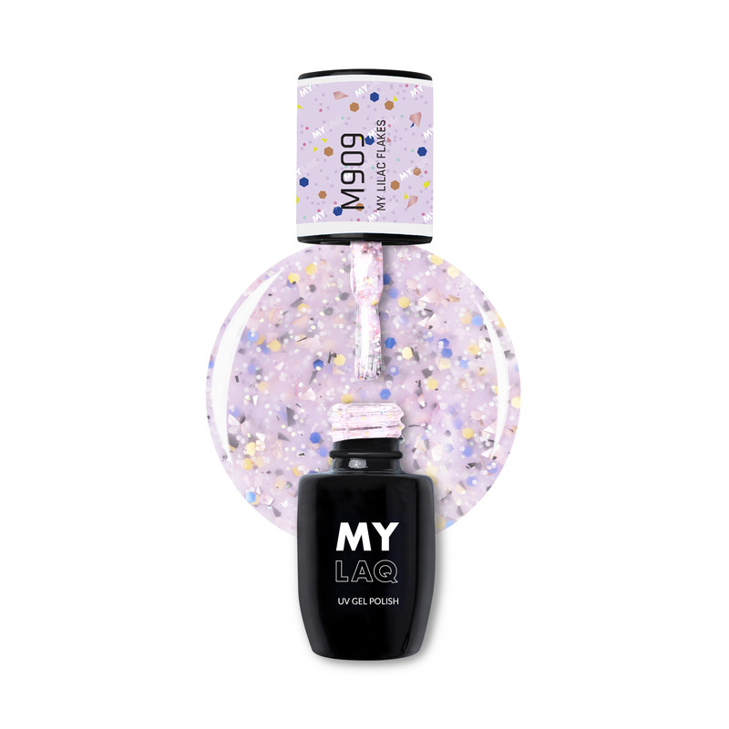 MY LILAC FLAKES - UV Nagellack 5 ml MYLAQ-UV NAGELLACKE-Double Beauty Shop