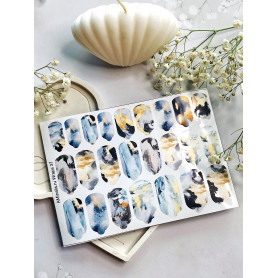 Nagelfolie 37 Nail Wraps für Maniküre AMINAILS 2