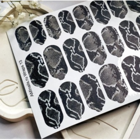 Nagelfolie 13 Nail Wraps für Maniküre AMINAILS