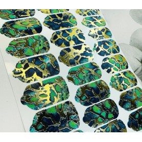 Nagelfolie 32 Foil Nail Wraps für Maniküre AMINAILS