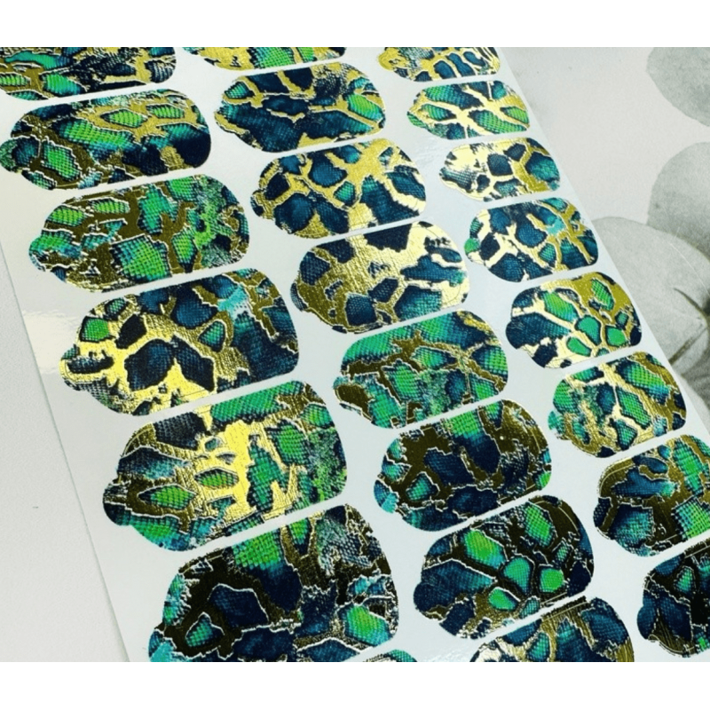 Nagelfolie 32 Foil Nail Wraps für Maniküre AMINAILS-NAIL WRAPS SELBSTKLEBEND-Double Beauty Shop