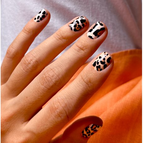 Nagelfolie Champagne leo - Nail Wraps by Provocative Nails