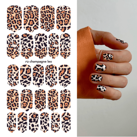Nagelfolie Champagne leo - Nail Wraps by Provocative Nails