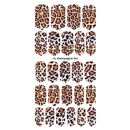 Nagelfolie Champagne leo - Nail Wraps by Provocative Nails