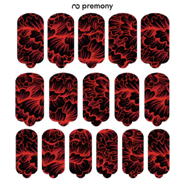 Nagelfolie Premony - Nail Wraps by Provocative Nails-NAIL WRAPS SELBSTKLEBEND-Double Beauty Shop