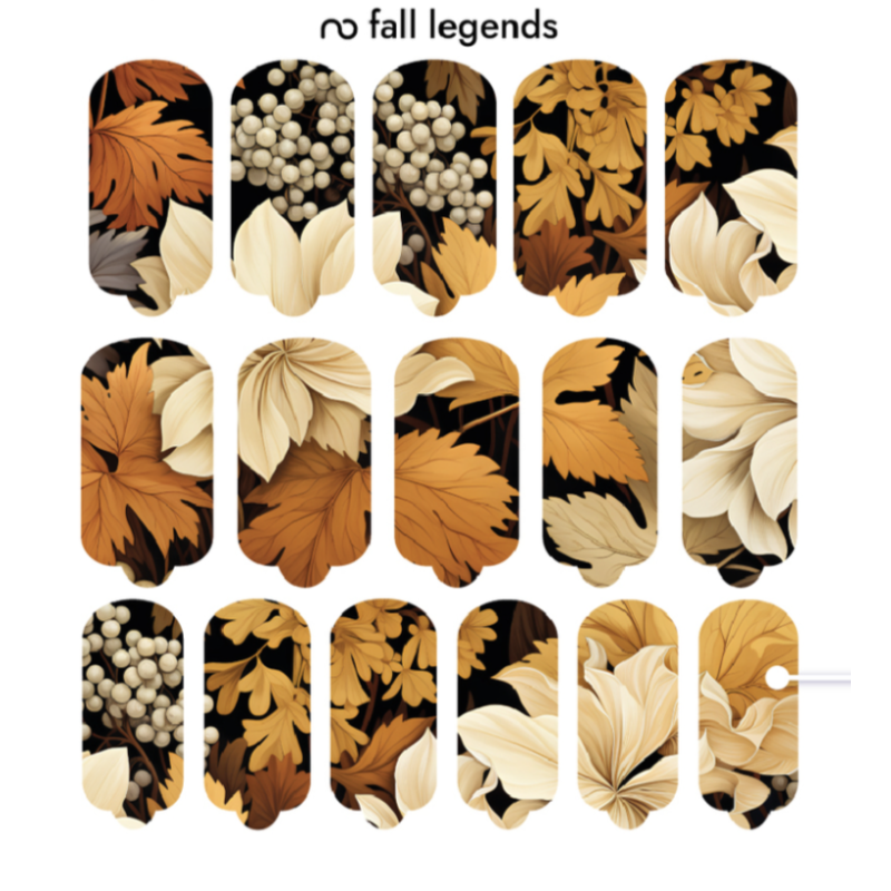 Nagelfolie Fall legends - Nail Wraps by Provocative Nails-NAIL WRAPS SELBSTKLEBEND-Double Beauty Shop