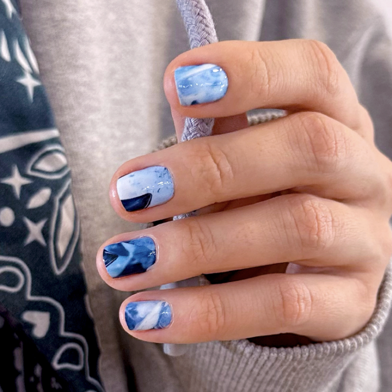 Nagelfolie Jeans - Nail Wraps by Provocative Nails-NAIL WRAPS SELBSTKLEBEND-Double Beauty Shop