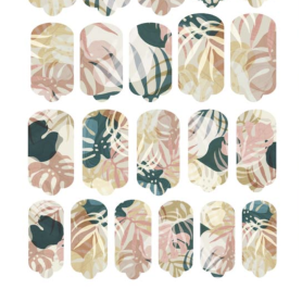 Nagelfolie Monstera - Nail Wraps by Provocative Nails 2