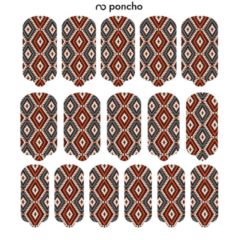 Nagelfolie Poncho - Nail Wraps by Provocative Nails-NAIL WRAPS SELBSTKLEBEND-Double Beauty Shop