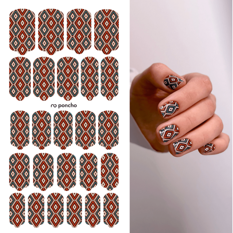 Nagelfolie Poncho - Nail Wraps by Provocative Nails-NAIL WRAPS SELBSTKLEBEND-Double Beauty Shop
