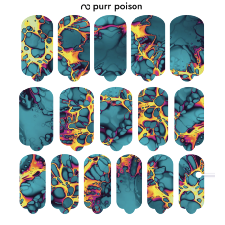 Nagelfolie Purr poison - Nail Wraps by Provocative Nails