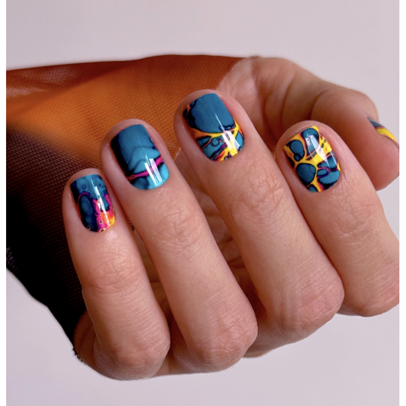 Nagelfolie Purr poison - Nail Wraps by Provocative Nails-NAIL WRAPS SELBSTKLEBEND-Double Beauty Shop