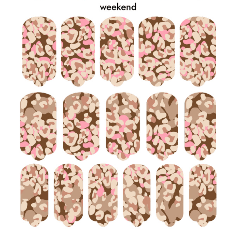 Nagelfolie Weekend - Nail Wraps by Provocative Nails-NAIL WRAPS SELBSTKLEBEND-Double Beauty Shop