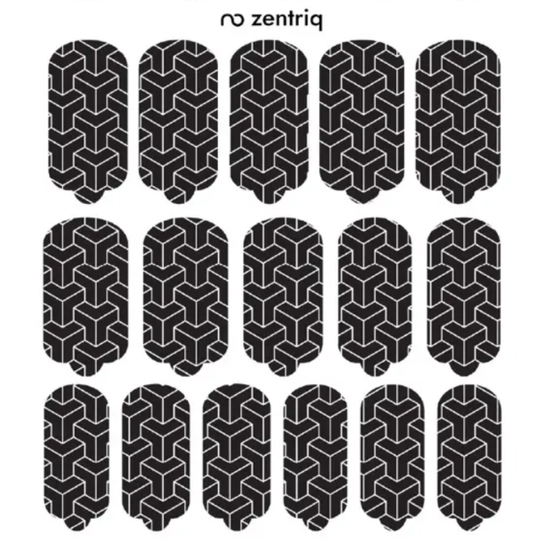 Nagelfolie Zentriq - Nail Wraps by Provocative Nails-NAIL WRAPS SELBSTKLEBEND-Double Beauty Shop