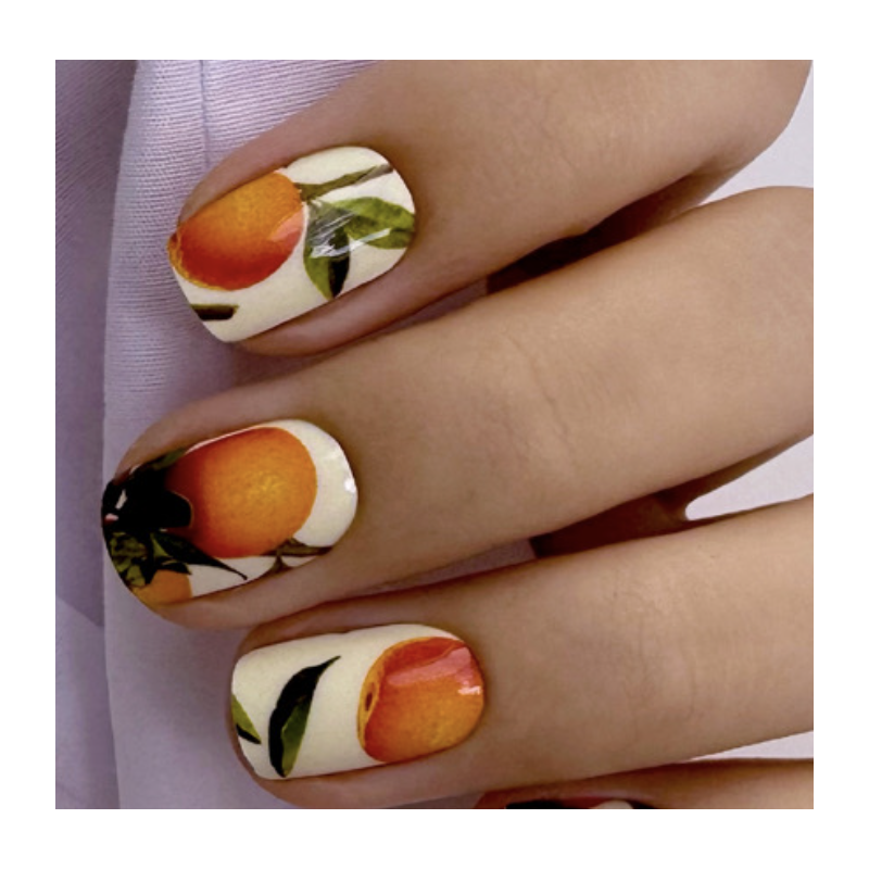 Nagelfolie Aranciata - Nail Wraps by Provocative Nails-NAIL WRAPS SELBSTKLEBEND-Double Beauty Shop