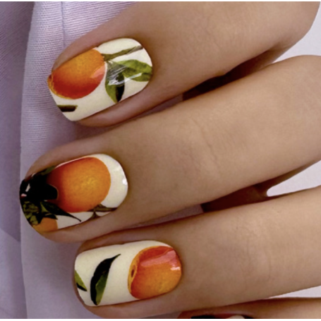 Nagelfolie Aranciata - Nail Wraps by Provocative Nails