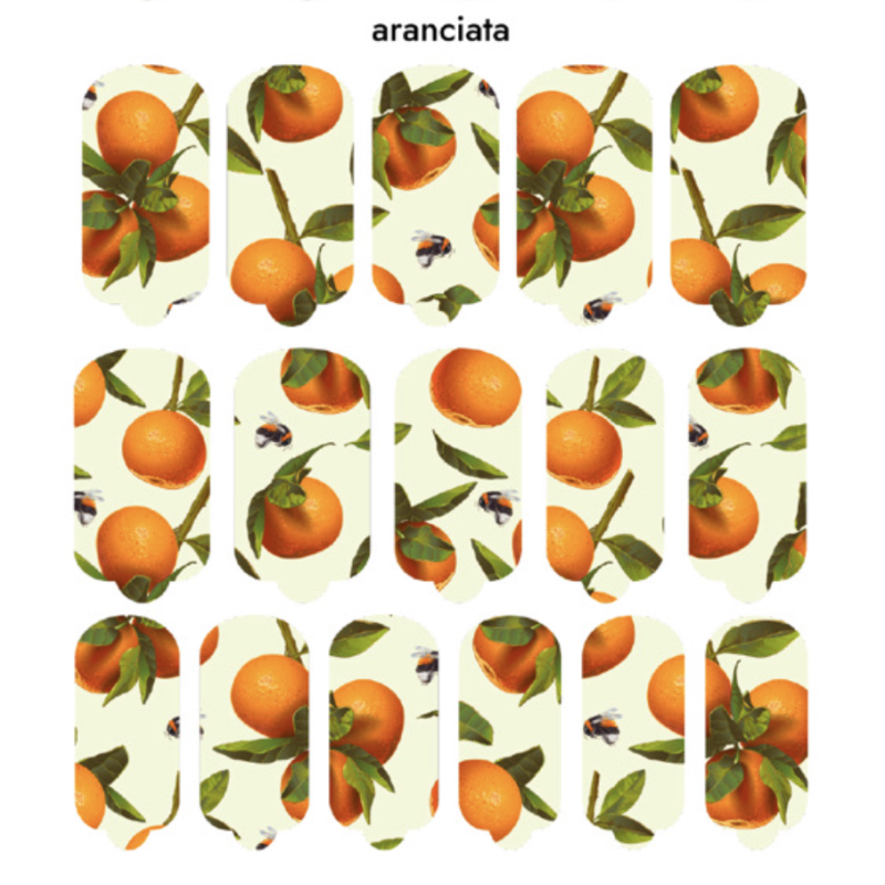 Nagelfolie Aranciata - Nail Wraps by Provocative Nails-NAIL WRAPS SELBSTKLEBEND-Double Beauty Shop