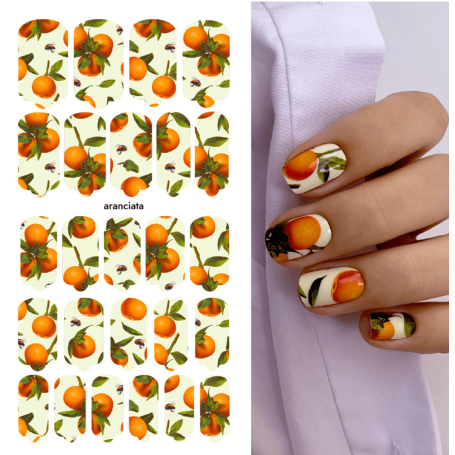 Nagelfolie Aranciata - Nail Wraps by Provocative Nails