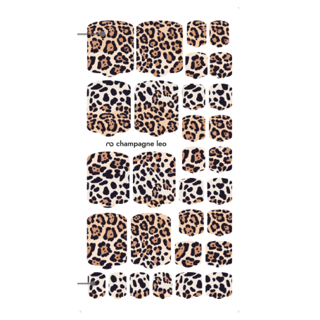 Nagelfolie Champagne leo - PEDIKÜRE Nail Wraps by Provocative Nails