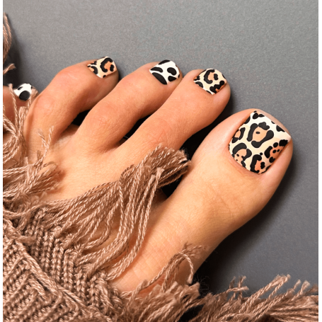 Nagelfolie Champagne leo - PEDIKÜRE Nail Wraps by Provocative Nails