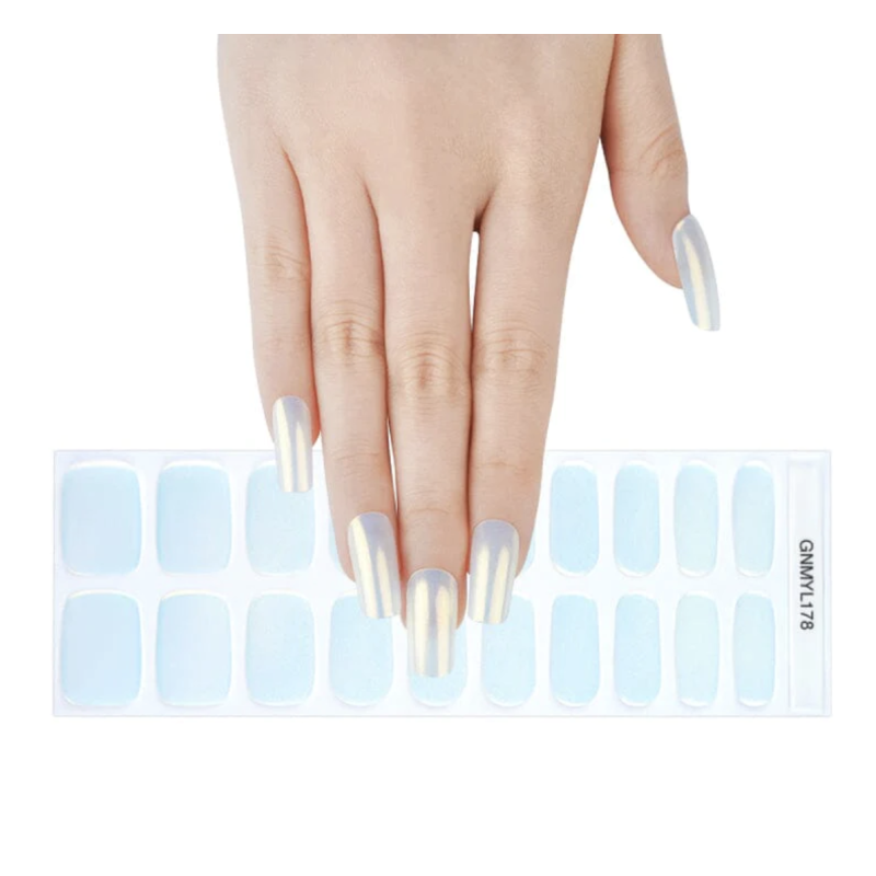 BLUE MOON - Gel Nail Strip (Gel Wraps) MoYou London-WRAPS-Double Beauty Shop