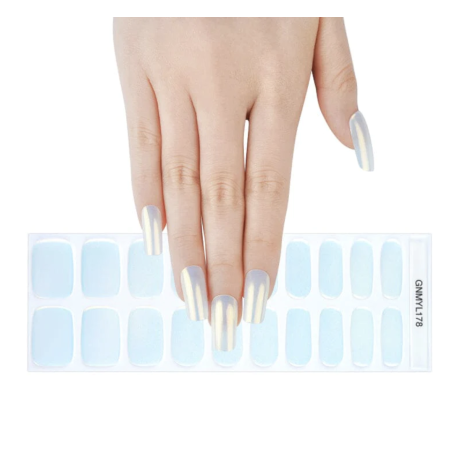 BLUE MOON - Gel Nail Strip (Gel Wraps) MoYou London