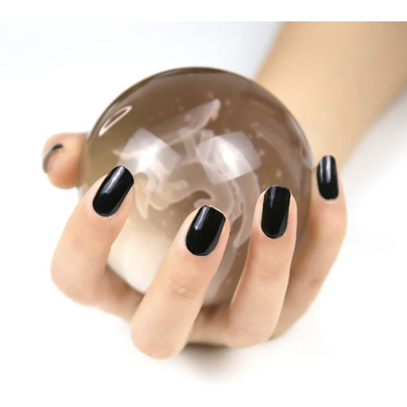 JET BLACK - Gel Nail Strip (Gel Wraps) MoYou London-WRAPS-Double Beauty Shop