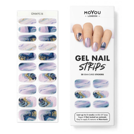 MARBLE CAKE - Gel Nail Strip (Gel Wraps) MoYou London