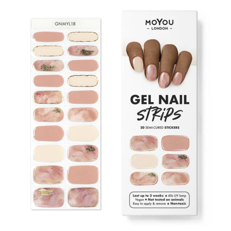 LOST MARBLES - Gel Nail Strip (Gel Wraps) MoYou London-WRAPS-Double Beauty Shop