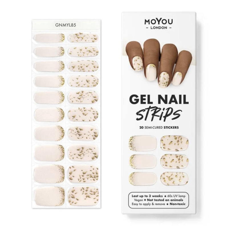 NO PAIN NO CHAMPAGNE - Gel Nail Strip (Gel Wraps) MoYou London-WRAPS-Double Beauty Shop