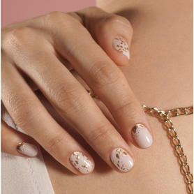 NO PAIN NO CHAMPAGNE - Gel Nail Strip (Gel Wraps) MoYou...