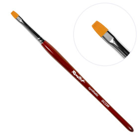 Flacher Pinsel Nr. 6. GC23R "Roubloff" aus Syntetikfasern