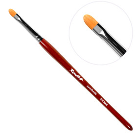 Ovaler Gel Pinsel Nr. 4. GC33R-4  "Roubloff"