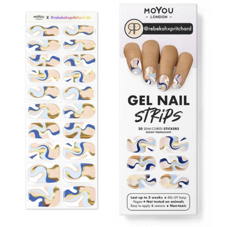 REBEKAHXPRITCHARD 02 - Gel Nail Strip (Gel Wraps) MoYou London