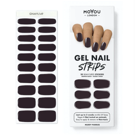 MUDDY PUDDLES - Gel Nail Strip (Gel Wraps) MoYou London